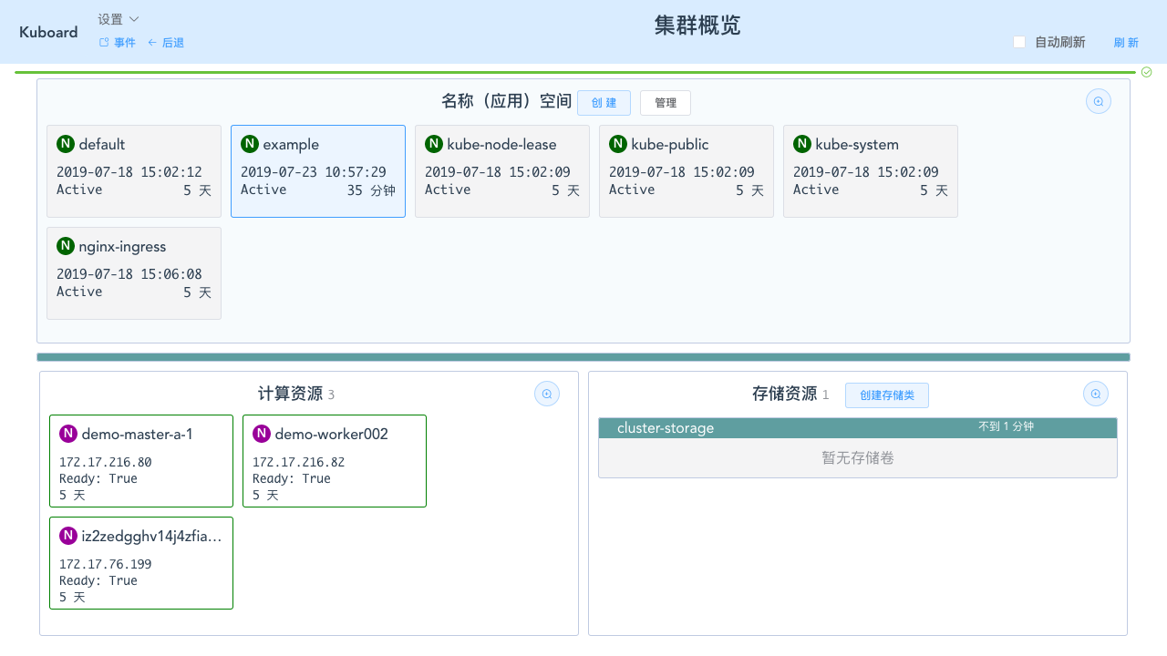 Kubernetes教程:在Kuboard查看已创建的存储类